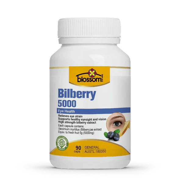Blossom Health Bilberry 5000mg 90 Capsules