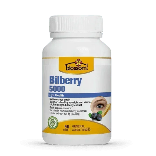 Blossom Health Bilberry 5000mg 90 Capsules