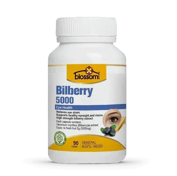 Blossom Health Bilberry 5000mg 90 Capsules