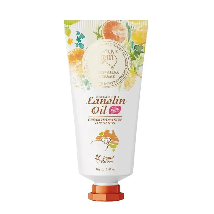 Australian Creams Lanolin Oil Hand Cream Joy Breeze 70g