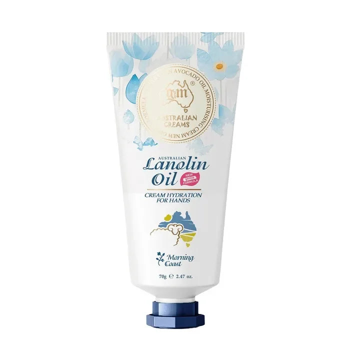 Australian Creams Lanolin Oil Hand Cream Morning Coast 70g