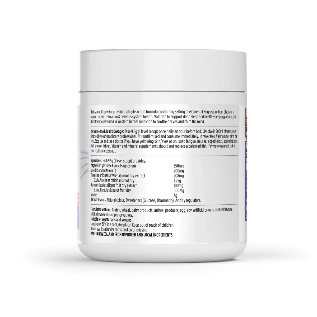 NutraLife Deep Sleep + Magnesium Glycinate High Strength Powder 285g