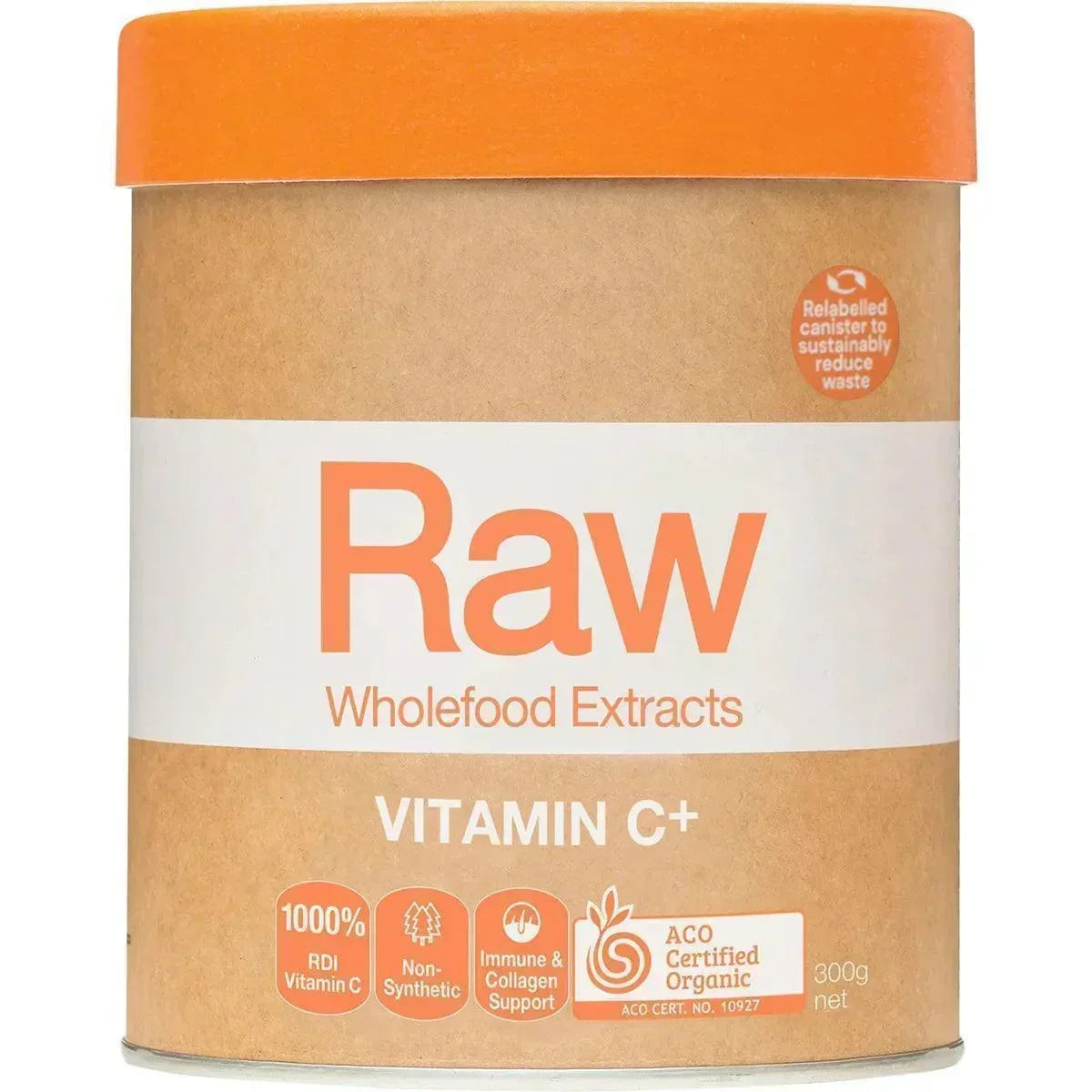 Amazonia Raw Nutrients Vitamin C 300g