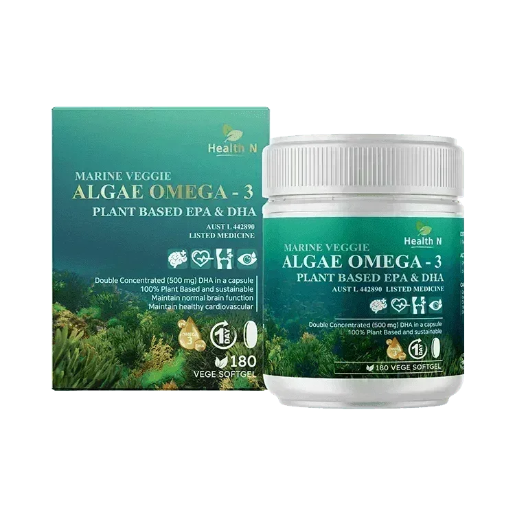 Health N Algae Omega 3 180 Vege Softgel