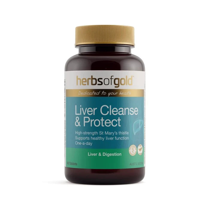 Herbs of Gold Liver Cleanse and Protect 60 Tablets