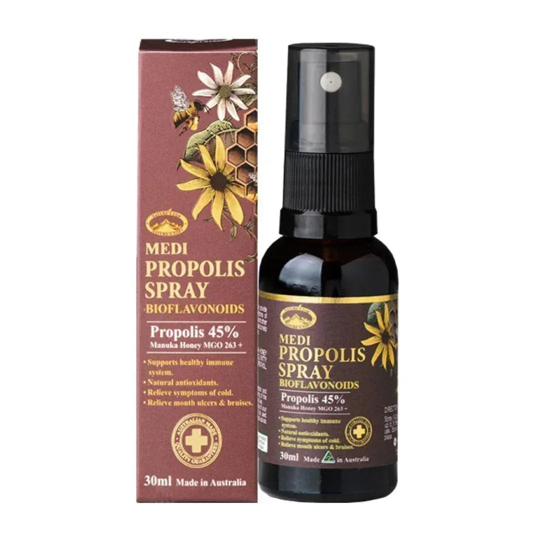 Nature's Top Medi Propolis Spray Bioflavonoids 30ml