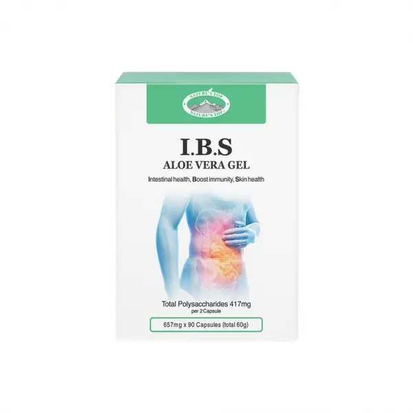 Nature's Top I.B.S Aloe Vera Gel Irritable Bowel Syndrome 90 Capsules