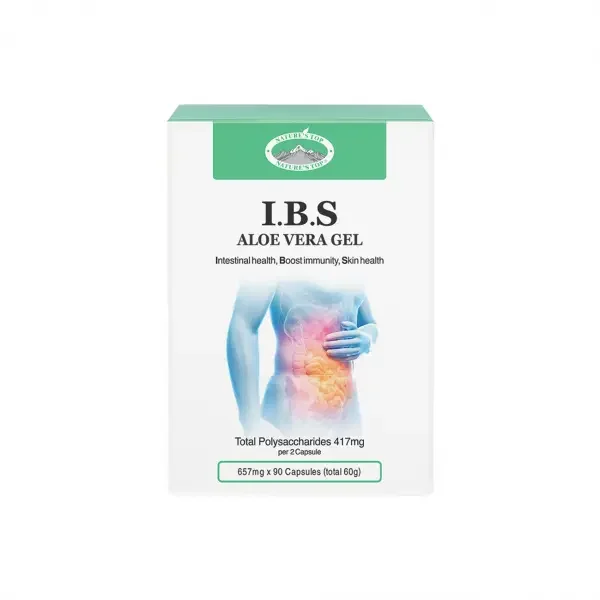 Nature's Top I.B.S Aloe Vera Gel Irritable Bowel Syndrome 90 Capsules