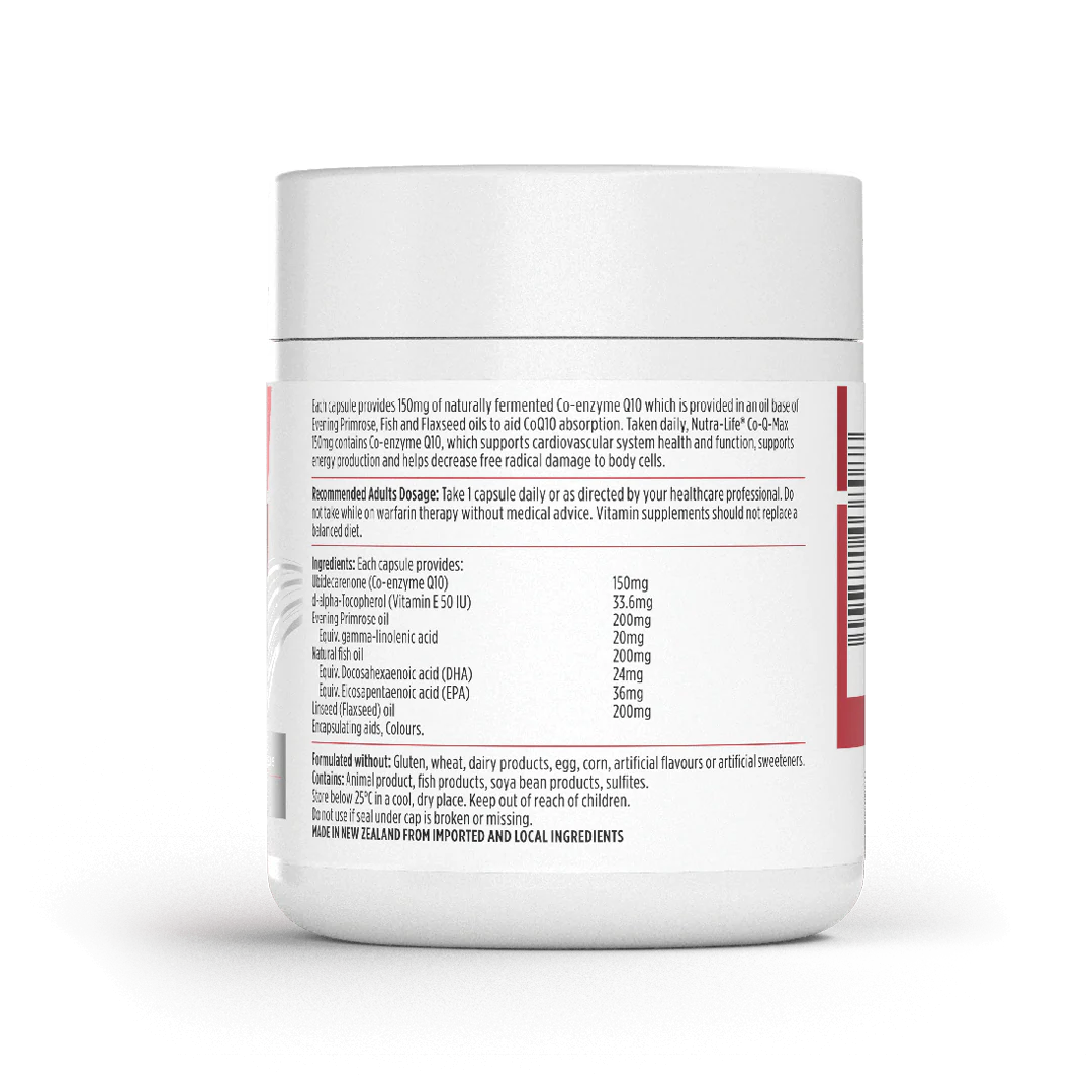 NutraLife CO-Q-MAX 150mg 60 Capsules