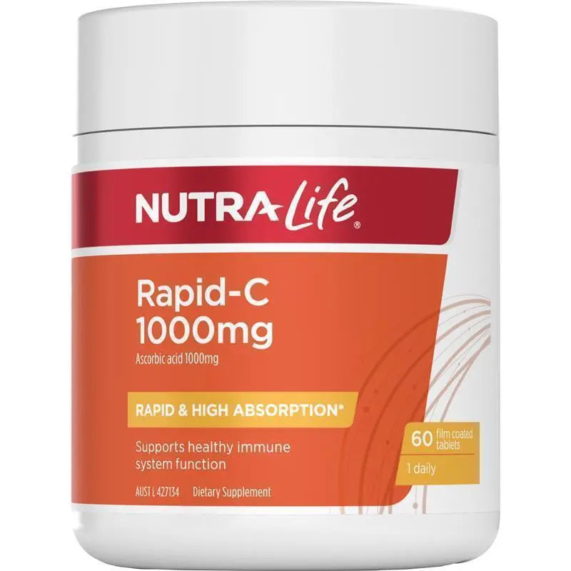 NutraLife Rapid-C 1000Mg 60 Tablets