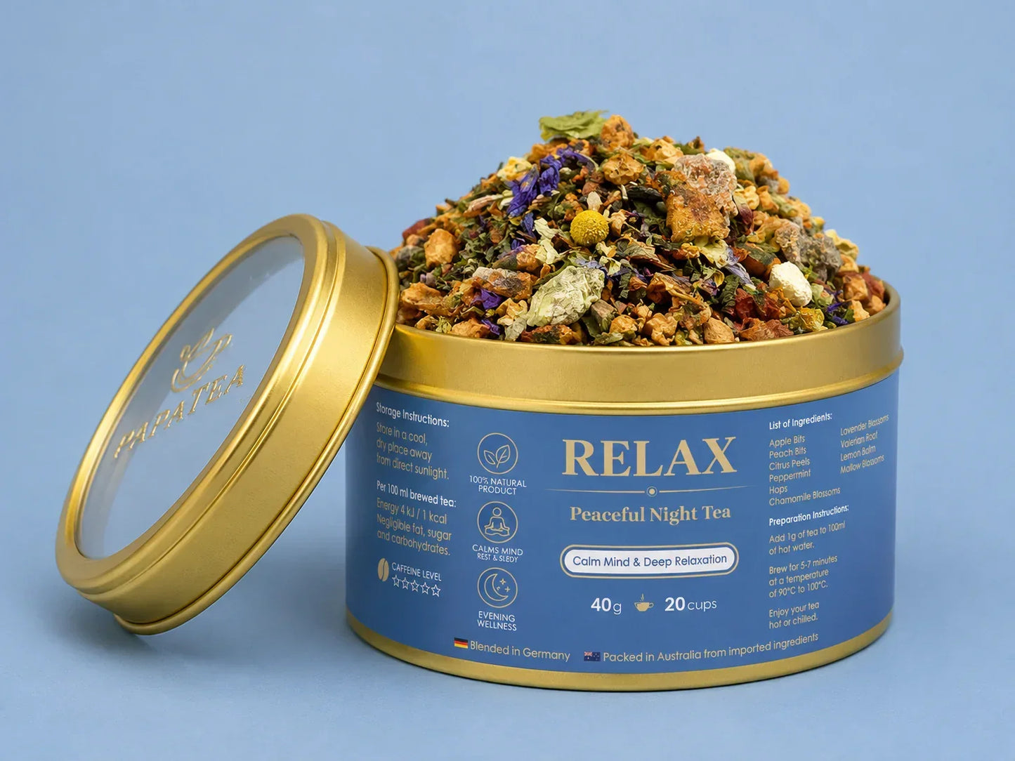 PapaTea Relax Peaceful Night Tea 40g