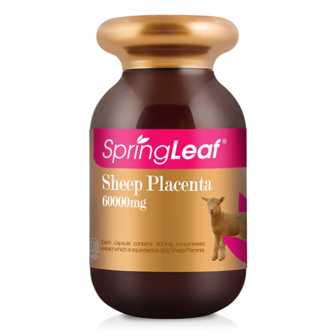 Spring Leaf Sheep Placenta 60,000mg 120 Capsules