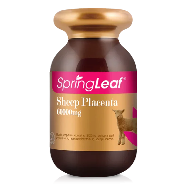 Spring Leaf Sheep Placenta 60,000mg 120 Capsules