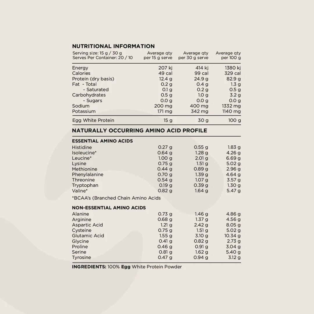 Switch Nutrition Egg White Protein 300g