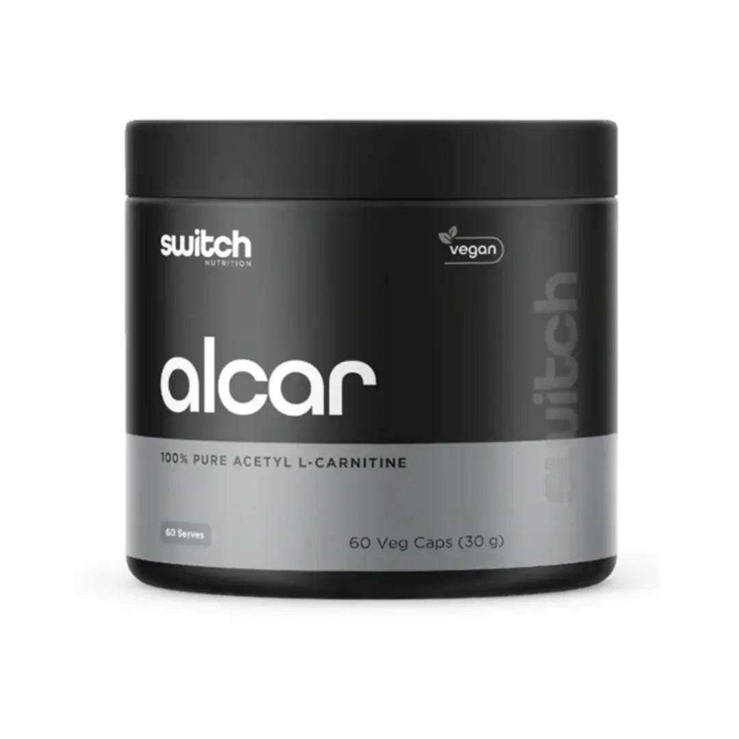 Switch Nutrition Alcar Pure Acetyl L-Carnitine 60 Capsules