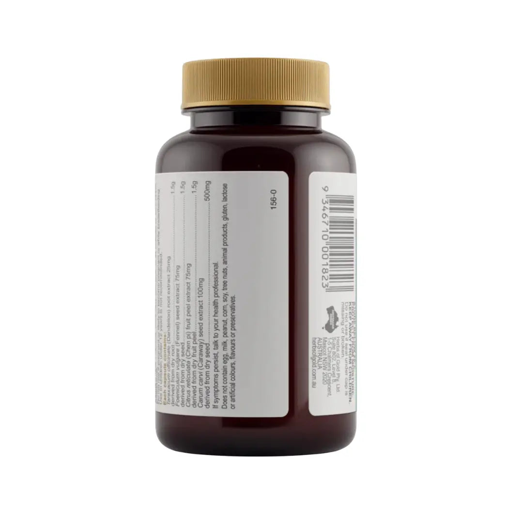 Herbs of Gold Bloating Relief Complex 60 Capsules