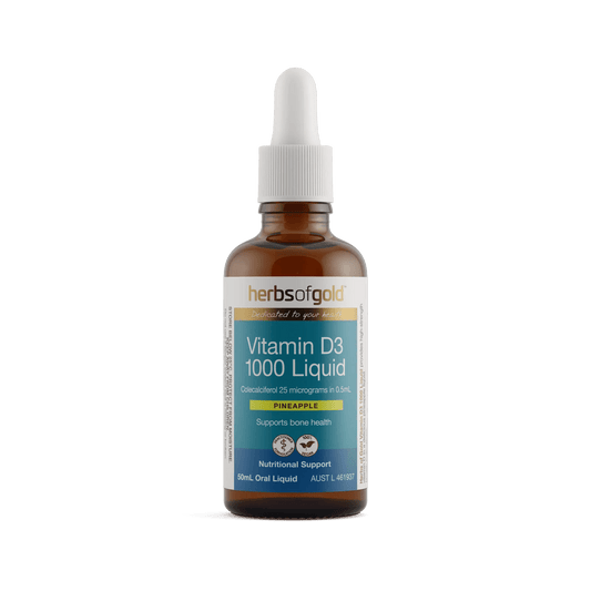 Herbs of Gold Vitamin D3 1000 Liquid 50ml