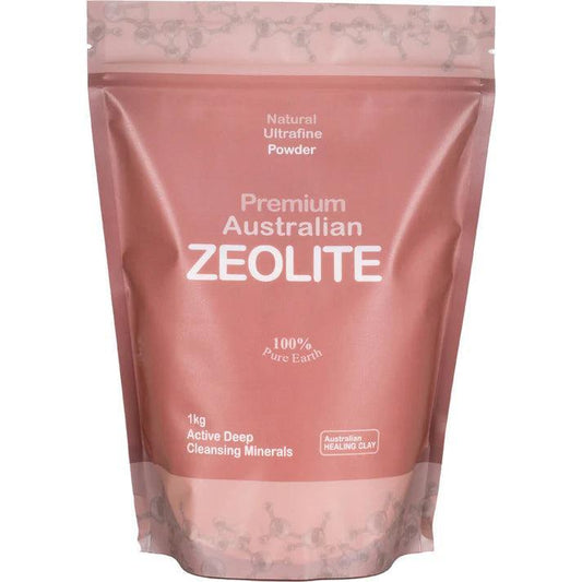 Australian Healing Clay Zeolite Powder 1kg - QVM Vitamins™