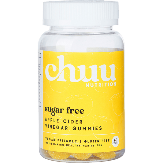 Chuu Nutrition Apple Cider Vinegar Gummies Sugar Free 60 Count - QVM Vitamins™