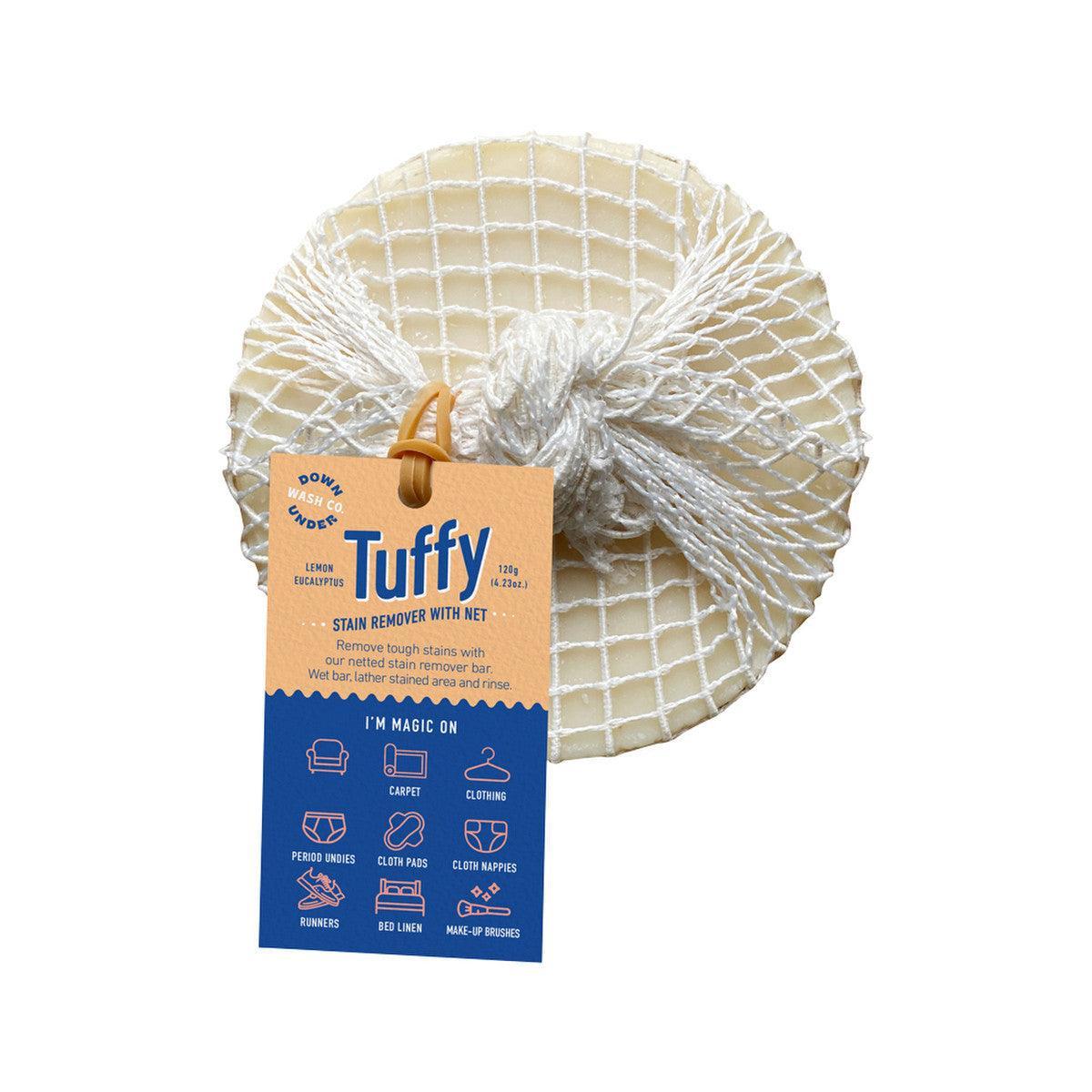 Downunder Wash Co. Tuffy Stain Remover with Net Lemon Eucalyptus 120g - QVM Vitamins™