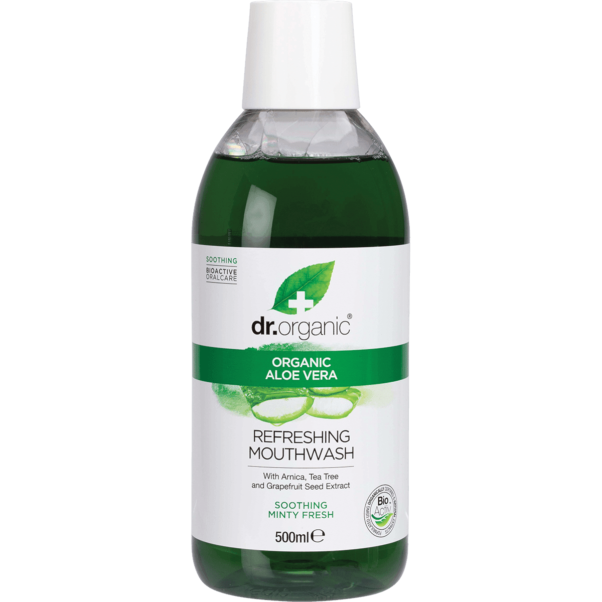 Dr Organic Aloe Vera Mouthwash 500ml - QVM Vitamins™