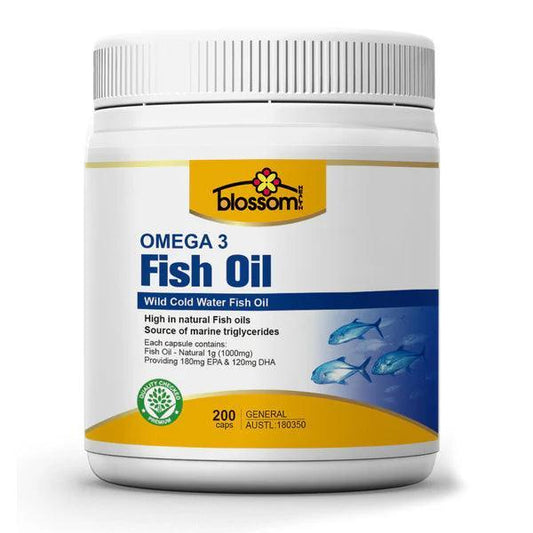 Blossom Health Omega 3 Fish Oil 1000mg 200 Capsules
