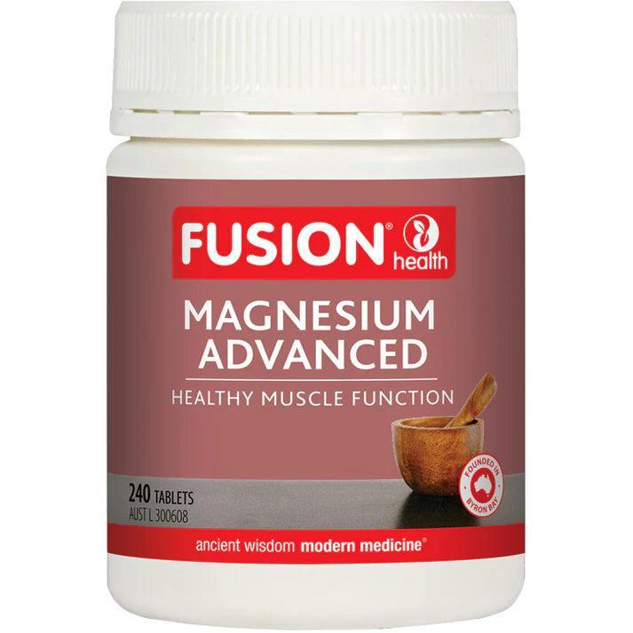 Fusion Health Magnesium Advanced 240 Tablets - QVM Vitamins™