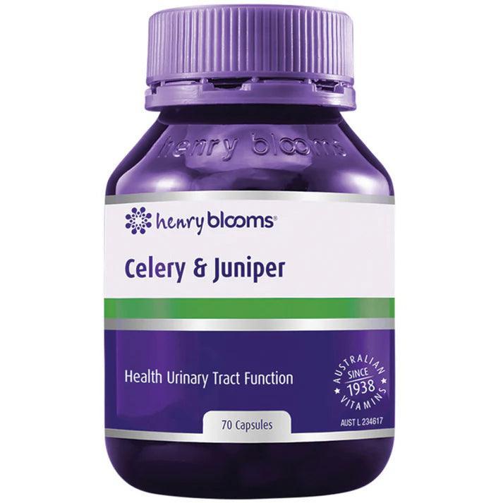 Henry Blooms Celery and Juniper 70 Capsules - QVM Vitamins™