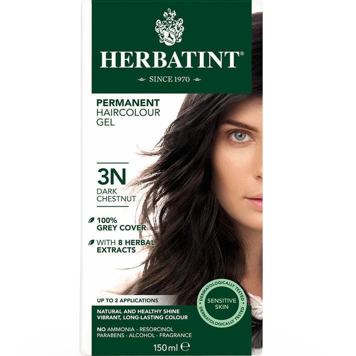 Herbatint Hair Colour 3N Dark Chestnut 150ml - QVM Vitamins™