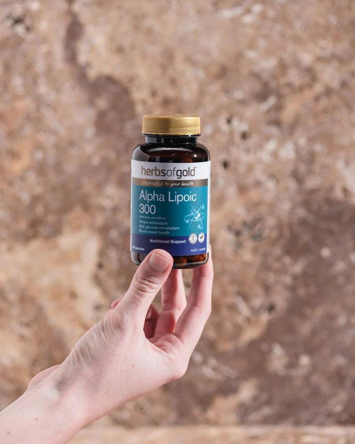 Herbs of Gold Alpha Lipoic 300 120 Capsules - QVM Vitamins™