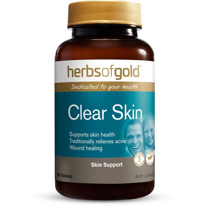 Herbs of Gold Clear Skin 60 Tablets - QVM Vitamins™