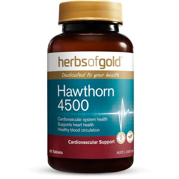 Herbs of Gold Hawthorn 4500 60 Tablets - QVM Vitamins™