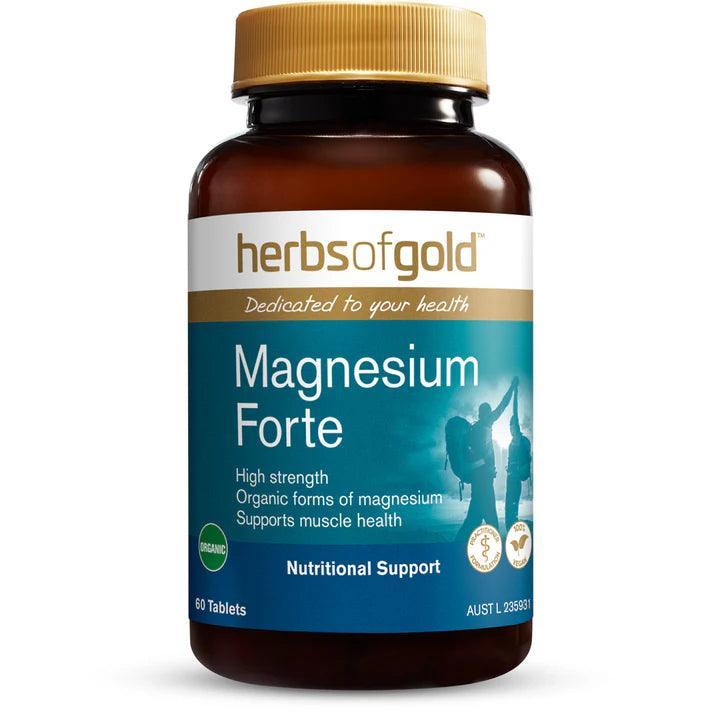 Herbs of Gold Magnesium Forte 60 Tablets - QVM Vitamins™