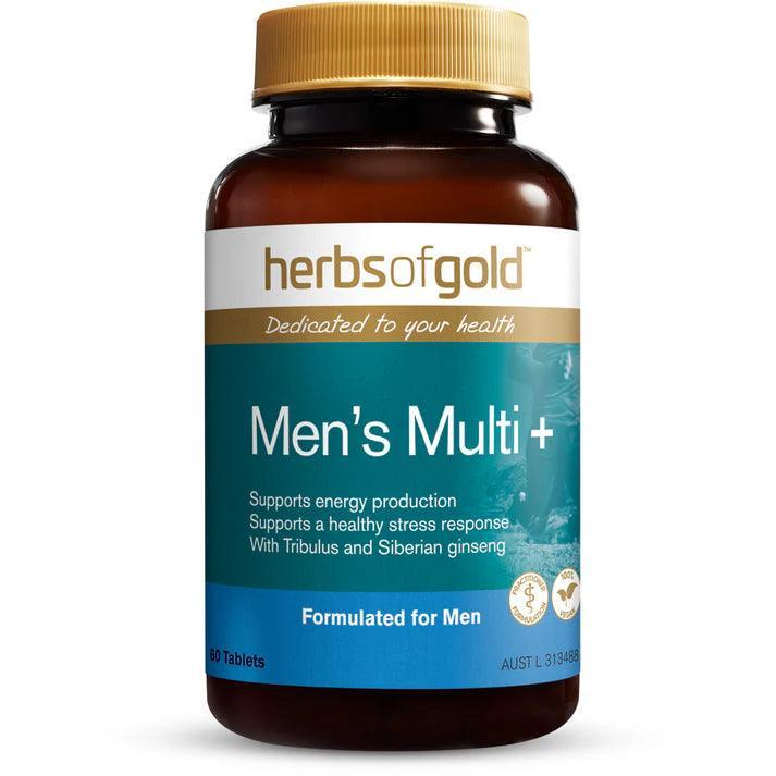 Herbs of Gold Men's Multi + 60 Tablets - QVM Vitamins™