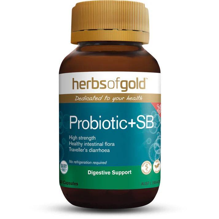 Herbs of Gold Probiotic + SB 60 Capsules - QVM Vitamins™