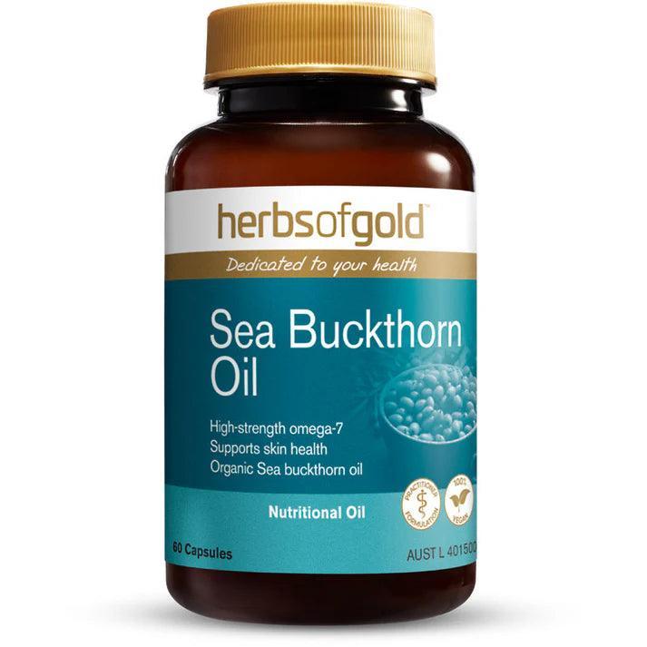 Herbs of Gold Sea Buckthorn Oil 60 Capsules - QVM Vitamins™