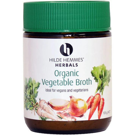 Hilde Hemmes Organic Vegetable Broth 105g - QVM Vitamins™