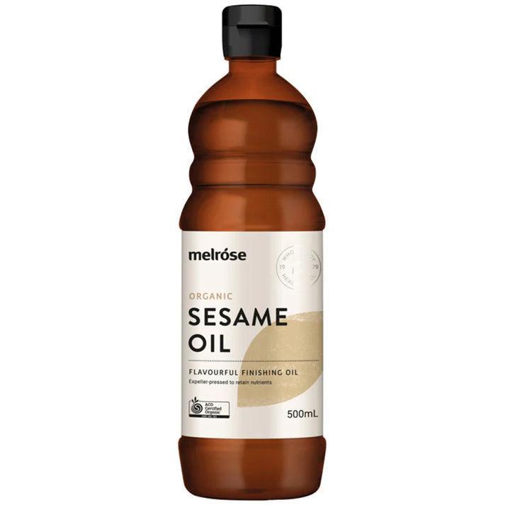 Melrose Organic Sesame Oil 500ml - QVM Vitamins™