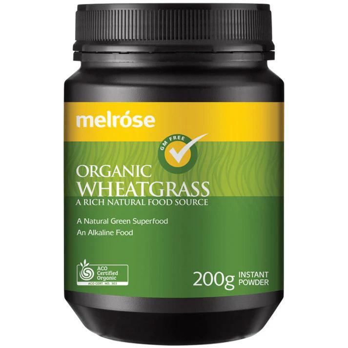 Melrose Organic Wheatgrass Powder 200g - QVM Vitamins™