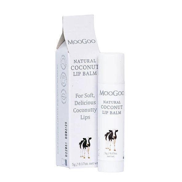 MooGoo Lip Balm Natural Coconut 5g - QVM Vitamins™
