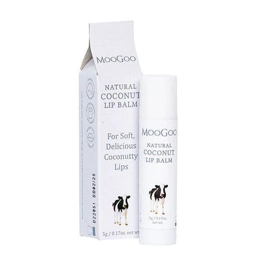 MooGoo Lip Balm Natural Coconut 5g - QVM Vitamins™