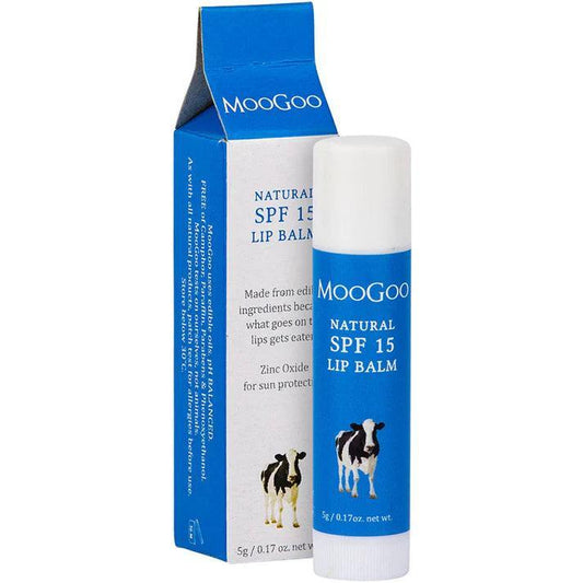 MooGoo Lip Balm SPF15 5g - QVM Vitamins™