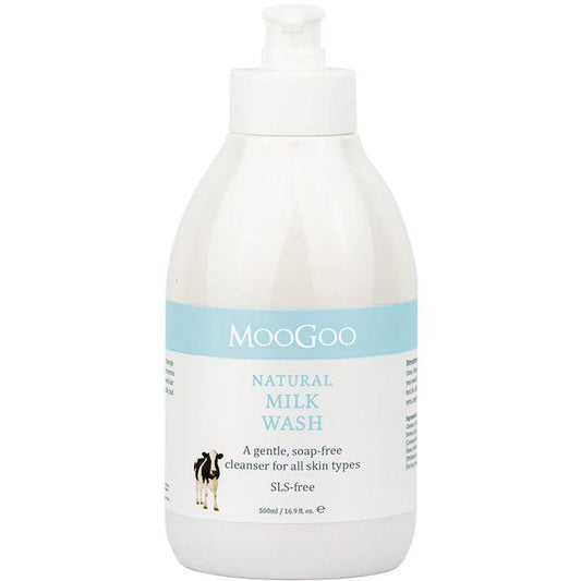 MooGoo Natural Milk Wash 500ml - QVM Vitamins™