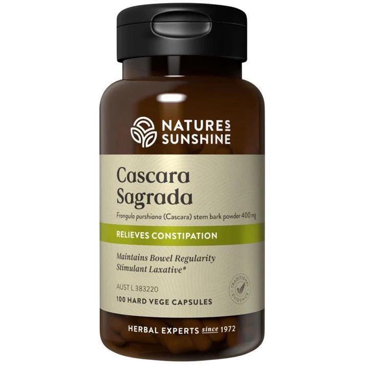 Nature's Sunshine Cascara Sagrada 100 Capsules - QVM Vitamins™