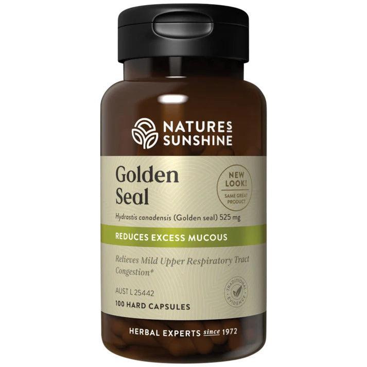 Natures Sunshine Golden Seal 525mg 100 Capsules - QVM Vitamins™