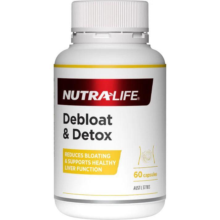 NutraLife Debloat and Detox 60 Capsules - QVM Vitamins™