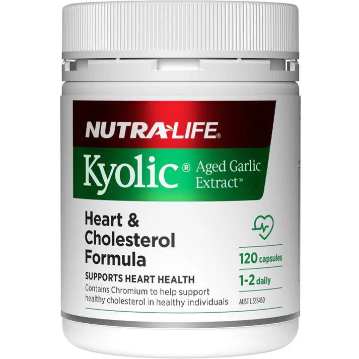 NutraLife Kyolic Aged Garlic Extract 120 Capsules - QVM Vitamins™