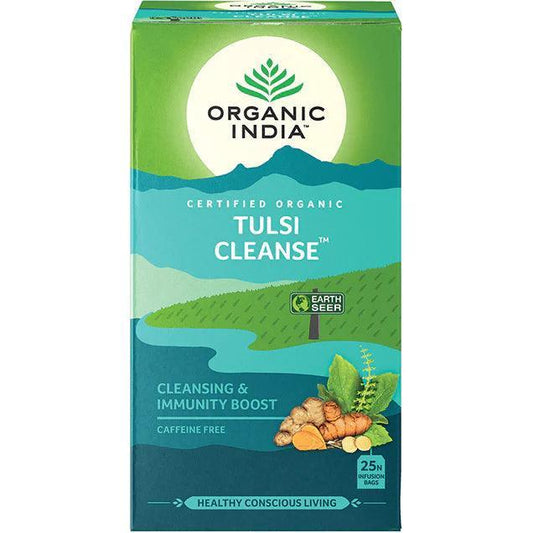 Organic India Tulsi Cleanse 25 Tea Bags - QVM Vitamins™