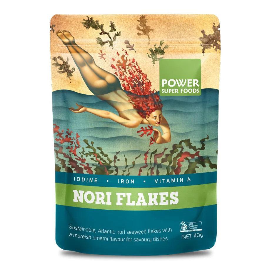 Power Super Foods Nori Flakes Organic 40g - QVM Vitamins™