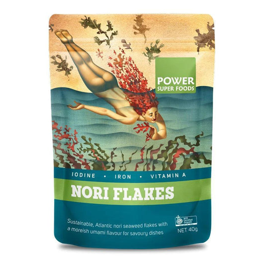 Power Super Foods Nori Flakes Organic 40g - QVM Vitamins™